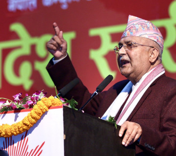 ओलीले विप्लवलाई भने : किन तर्साएर बस्नुहुन्छ ? भयरहित देश बनाउने अभियानमा लाग्नुहोस्